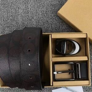 Mens coach belt